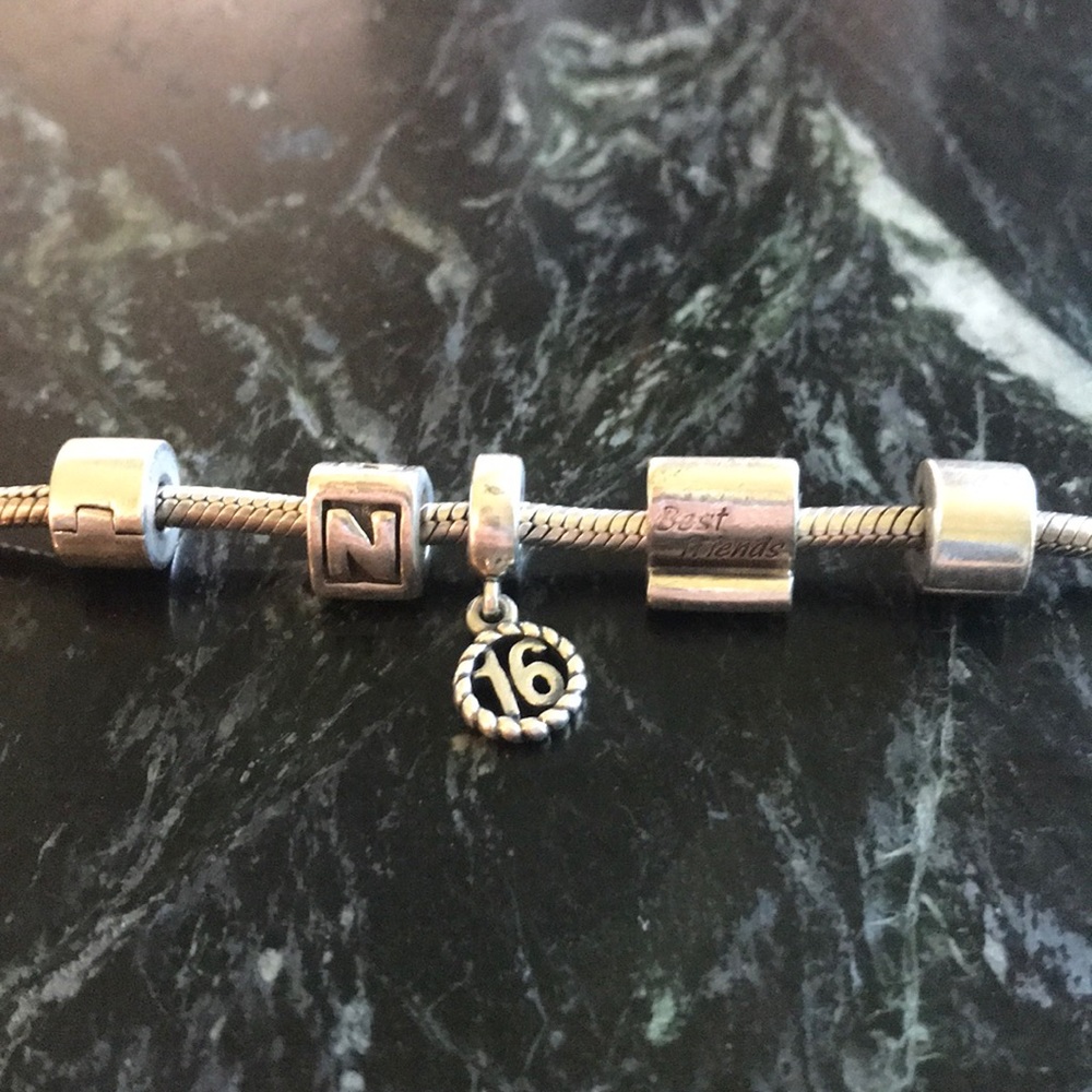 Authentic Silver Pandora Bracelet - image 5